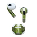 AirPods 第3世代 専用 デザインスキンシール airpods 3 用 エアポッド 3 用 第三世代(2021)対応 2枚入り 各2枚セット イヤホン カ...