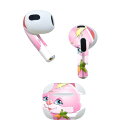 AirPods 第3世代 専用 デザインスキンシール airpods 3 用 エアポッド 3 用 第三世代(2021)対応 2枚入り 各2枚セット イヤホン カバー デコレーション アクセサリー デコシール 006157 うさぎ 兎 キャラクター