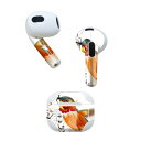 AirPods 第3世代 専用 デザインスキンシール airpods 3 用 エアポッド 3 用 第三世代(2021)対応 2枚入り 各2枚セット イヤホン カ...