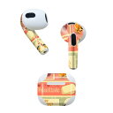 AirPods 第3世代 専用 デザインスキンシール airpods 3 用 エアポッド 3 用 第三世代(2021)対応 2枚入り 各2枚セット イヤホン カバー デコレーション アクセサリー デコシール 006423 犬 鳥 バレンタイン