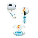 AirPods 第3世代 専用 デザインスキンシール airpods 3 用 エアポッド 3 用 第三世代(2021)対応 2枚入り 各2枚セット イヤホン カ...