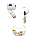 AirPods 第3世代 専用 デザインスキンシール airpods 3 用 エアポッド 3 用 第三世代(2021)対応 2枚入り 各2枚セット イヤホン カバー デコレーション アクセサリー デコシール 006688 アリス イラスト(2)