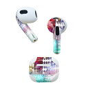 AirPods 第3世代 専用 デザインスキンシール airpods 3 用 エアポッド 3 用 第三世代(2021)対応 2枚入り 各2枚セット イヤホン カ...