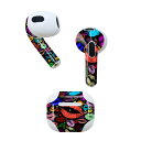 AirPods 第3世代 専用 デザインスキンシール airpods 3 用 エアポッド 3 用 第三世代(2021)対応 2枚入り 各2枚セット イヤホン カ...