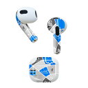 AirPods 第3世代 専用 デザインスキンシール airpods 3 用 エアポッド 3 用 第三世代(2021)対応 2枚入り 各2枚セット イヤホン カ...