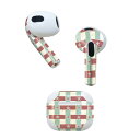 AirPods 第3世代 専用 デザインスキンシール airpods 3 用 エアポッド 3 用 第三世代(2021)対応 2枚入り 各2枚セット イヤホン カ...