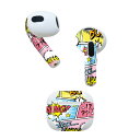 AirPods 第3世代 専用 デザインスキンシール airpods 3 用 エアポッド 3 用 第三世代(2021)対応 2枚入り 各2枚セット イヤホン カ...
