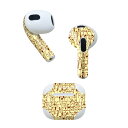 AirPods 第3世代 専用 デザインスキンシール airpods 3 用 エアポッド 3 用 第三世代(2021)対応 2枚入り 各2枚セット イヤホン カ...