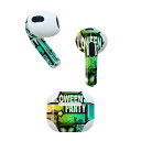 AirPods 第3世代 専用 デザインスキンシール airpods 3 用 エアポッド 3 用 第三世代(2021)対応 2枚入り 各2枚セット イヤホン カバー デコレーション アクセサリー デコシール 007493 ハロウィン インク ペンキ レインボー