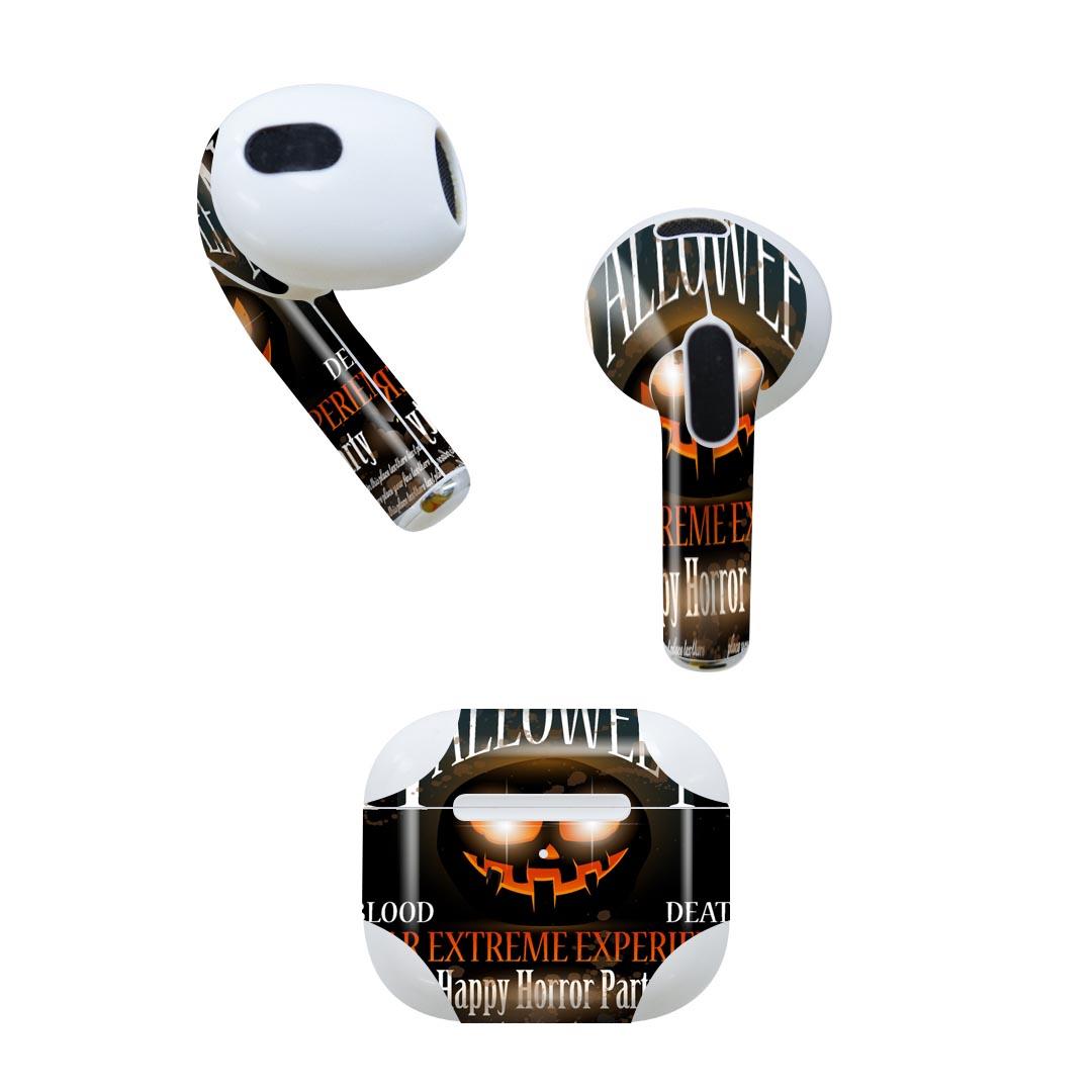 AirPods 第3世代 専用 デザインスキンシール airpods 3 用 エアポッド 3 用 第三世代（2021）対応 2枚..