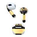 AirPods 第3世代 専用 デザインスキンシール airpods 3 用 エアポッド 3 用 第三世代(2021)対応 2枚入り 各2枚セット イヤホン カ...