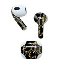 AirPods 第3世代 専用 デザインスキンシール airpods 3 用 エアポッド 3 用 第三世代(2021)対応 2枚入り 各2枚セット イヤホン カ...