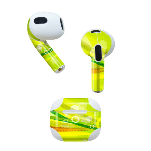 AirPods 第3世代 専用 デザインスキンシール airpods 3 用 エアポッド 3 用 第三世代(2021)対応 2枚入り 各2枚セット イヤホン カバー デコレーション アクセサリー デコシール 007671 カラフル 緑 グリーン ドット AirPods 第3世代 専用 デザインスキンシール airpods 3 用 エアポッド 3 用 第三世代(2021)対応 2枚入り 各2枚セット イヤホン カバー デコレーション アクセサリー デコシール 007671 カラフル 緑 グリーン ドット