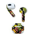 AirPods 第3世代 専用 デザインスキンシール airpods 3 用 エアポッド 3 用 第三世代(2021)対応 2枚入り 各2枚セット イヤホン カ...