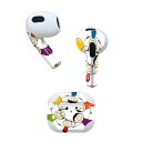 AirPods 第3世代 専用 デザインスキンシール airpods 3 用 エアポッド 3 用 第三世代(2021)対応 2枚入り 各2枚セット イヤホン カ...