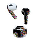 AirPods 第3世代 専用 デザインスキンシール airpods 3 用 エアポッド 3 用 第三世代(2021)対応 2枚入り 各2枚セット イヤホン カ...