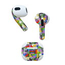 AirPods 第3世代 専用 デザインスキンシール airpods 3 用 エアポッド 3 用 第三世代(2021)対応 2枚入り 各2枚セット イヤホン カ...