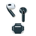 AirPods 第3世代 専用 デザインスキンシール airpods 3 用 エアポッド 3 用 第三世代(2021)対応 2枚入り 各2枚セット イヤホン カ...