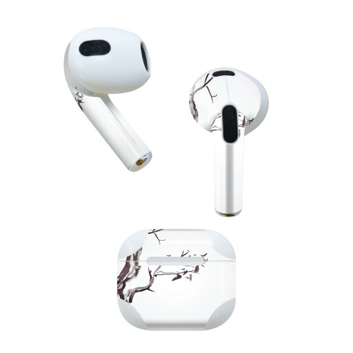 AirPods 第3世代 専用 デザインスキンシール airpods 3 用 エアポッド 3 用 第三世代(2021)対応 2枚入り 各2枚セット イヤホン カバー デコレーション アクセサリー デコシール 008455 日本語・和柄 和風 和柄 白黒 植物 AirPods 第3世代 専用 デザインスキンシール airpods 3 用 エアポッド 3 用 第三世代(2021)対応 2枚入り 各2枚セット イヤホン カバー デコレーション アクセサリー デコシール 008455 日本語・和柄 和風 和柄 白黒 植物