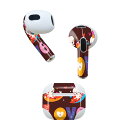 AirPods 第3世代 専用 デザインスキンシール airpods 3 用 エアポッド 3 用 第三世代(2021)対応 2枚入り 各2枚セット イヤホン カバー デコレーション アクセサリー デコシール 008491 ハート うさぎ 兎 文字