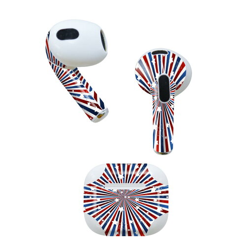 AirPods 第3世代 専用 デザインスキンシール airpods 3 用 エアポッド 3 用 第三世代(2021)対応 2枚入り 各2枚セット イヤホン カバー デコレーション アクセサリー デコシール 008622 星 スター 赤 レッド 青 ブルー AirPods 第3世代 専用 デザインスキンシール airpods 3 用 エアポッド 3 用 第三世代(2021)対応 2枚入り 各2枚セット イヤホン カバー デコレーション アクセサリー デコシール 008622 星 スター 赤 レッド 青 ブルー