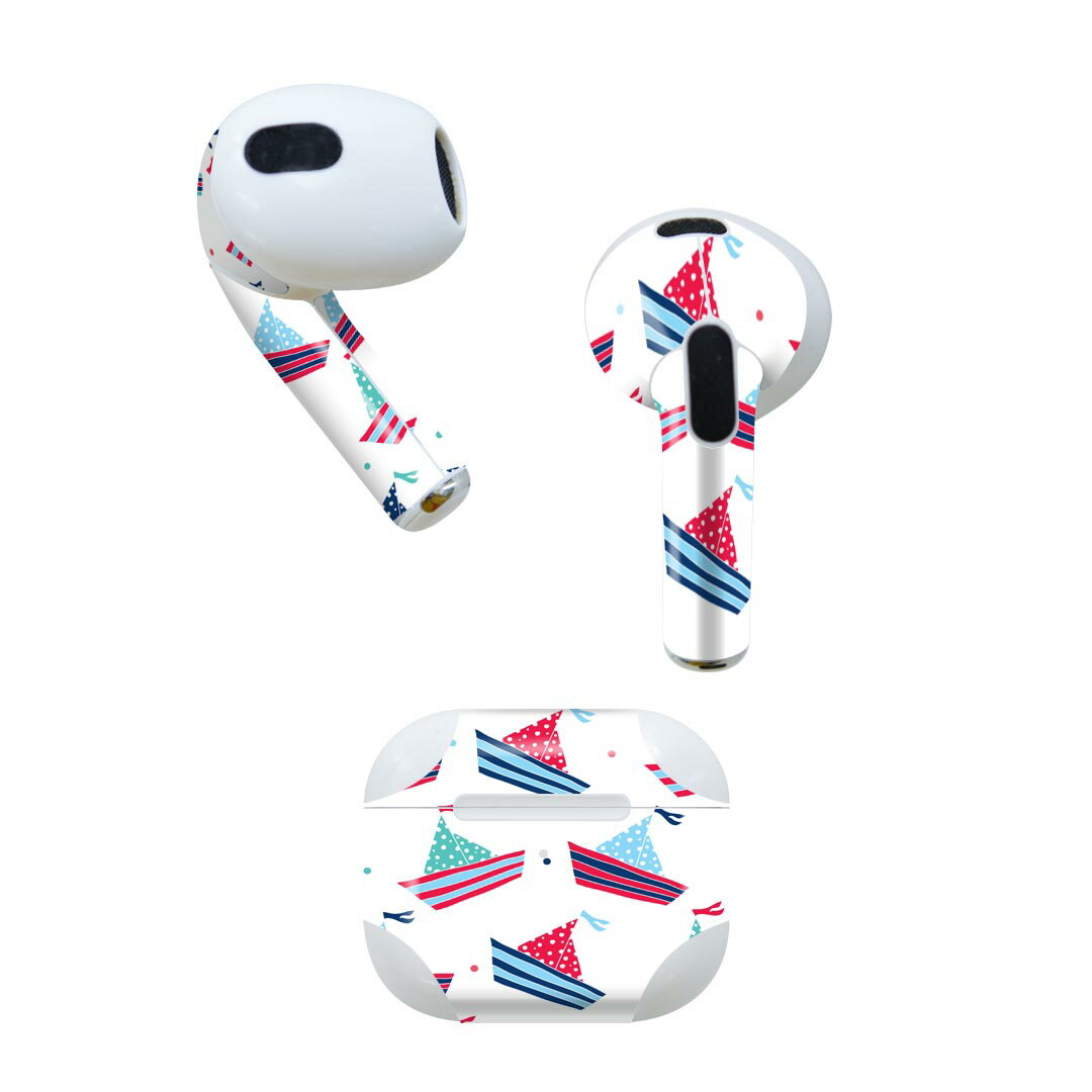 AirPods 第3世代 専用 デザインスキンシール airpods 3 用 エアポッド 3 用 第三世代（2021）対応 2枚..