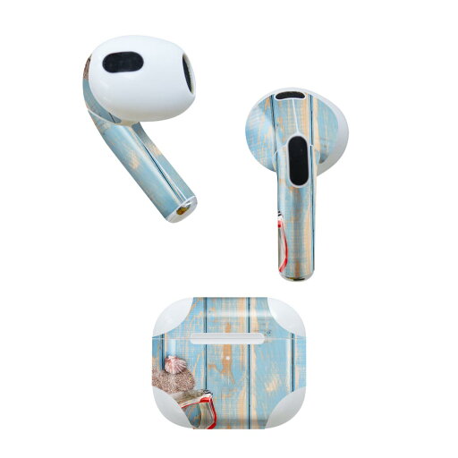 AirPods 第3世代 専用 デザインスキンシール airpods 3 用 エアポッド 3 用 第三世代(2021)対応 2枚入り 各2枚セット イヤホン カバー デコレーション アクセサリー デコシール 008876 写真 海 夏 貝殻 AirPods 第3世代 専用 デザインスキンシール airpods 3 用 エアポッド 3 用 第三世代(2021)対応 2枚入り 各2枚セット イヤホン カバー デコレーション アクセサリー デコシール 008876 写真 海 夏 貝殻