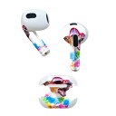 AirPods 第3世代 専用 デザインスキンシール airpods 3 用 エアポッド 3 用 第三世代(2021)対応 2枚入り 各2枚セット イヤホン カ...
