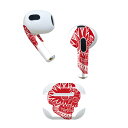 AirPods 第3世代 専用 デザインスキンシール airpods 3 用 エアポッド 3 用 第三世代(2021)対応 2枚入り 各2枚セット イヤホン カ...