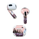 AirPods 第3世代 専用 デザインスキンシール airpods 3 用 エアポッド 3 用 第三世代(2021)対応 2枚入り 各2枚セット イヤホン カ...