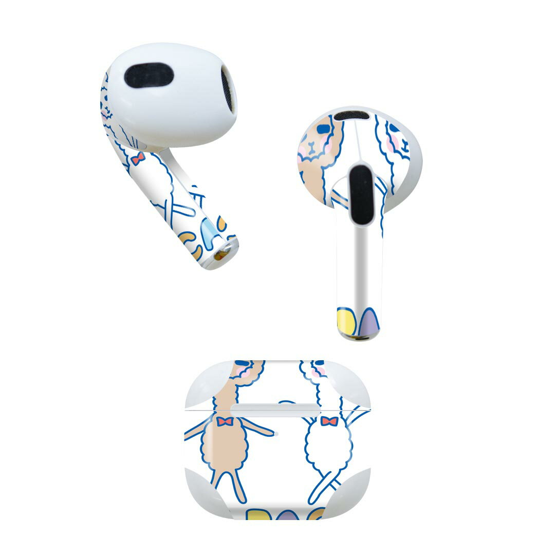 AirPods 第3世代 専用 デザインスキンシール airpods 3 用 エアポッド 3 用 第三世代（2021）対応 2枚..