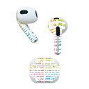 AirPods 第3世代 専用 デザインスキンシール airpods 3 用 エアポッド 3 用 第三世代(2021)対応 2枚入り 各2枚セット イヤホン カ...