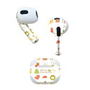 AirPods 第3世代 専用 デザインスキンシール airpods 3 用 エアポッド 3 用 第三世代(2021)対応 2枚入り 各2枚セット イヤホン カバー デコレーション アクセサリー デコシール 009428 クリスマス サンタ 星