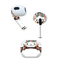 AirPods 第3世代 専用 デザインスキンシール airpods 3 用 エアポッド 3 用 第三世代(2021)対応 2枚入り 各2枚セット イヤホン カバー デコレーション アクセサリー デコシール 009881 動物 パンダ