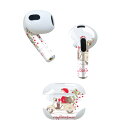 AirPods 第3世代 専用 デザインスキンシール airpods 3 用 エアポッド 3 用 第三世代(2021)対応 2枚入り 各2枚セット イヤホン カバー デコレーション アクセサリー デコシール 009926 クリスマス サンタ 乗り物