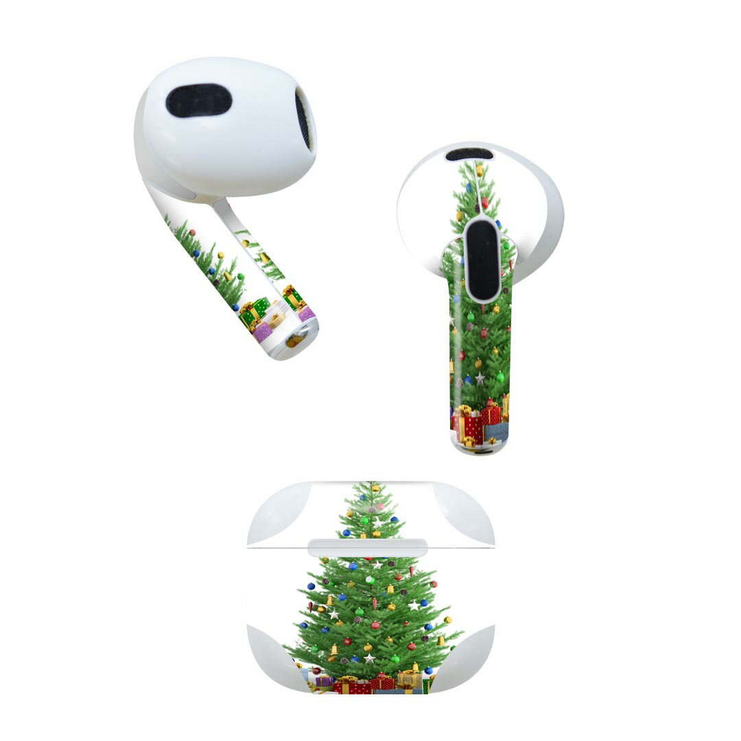 AirPods 第3世代 専用 デザインスキンシール airpods 3 用 エアポッド 3 用 第三世代(2021)対応 2枚入り 各2枚セット イヤホン カ...