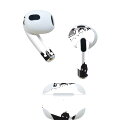 AirPods 第3世代 専用 デザインスキンシール airpods 3 用 エアポッド 3 用 第三世代(2021)対応 2枚入り 各2枚セット イヤホン カバー デコレーション アクセサリー デコシール 010015 クリスマス サンタ 白 黒