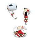 AirPods 第3世代 専用 デザインスキンシール airpods 3 用 エアポッド 3 用 第三世代(2021)対応 2枚入り 各2枚セット イヤホン カバー デコレーション アクセサリー デコシール 010068 クリスマス サンタ キャラクター