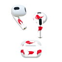 AirPods 第3世代 専用 デザインスキンシール airpods 3 用 エアポッド 3 用 第三世代(2021)対応 2枚入り 各2枚セット イヤホン カバー デコレーション アクセサリー デコシール 010069 クリスマス サンタ 帽子