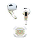 AirPods 第3世代 専用 デザインスキンシール airpods 3 用 エアポッド 3 用 第三世代(2021)対応 2枚入り 各2枚セット イヤホン カ...