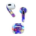 AirPods 第3世代 専用 デザインスキンシール airpods 3 用 エアポッド 3 用 第三世代(2021)対応 2枚入り 各2枚セット イヤホン カ...