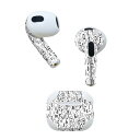 AirPods 第3世代 専用 デザインスキンシール airpods 3 用 エアポッド 3 用 第三世代(2021)対応 2枚入り 各2枚セット イヤホン カ...