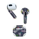 AirPods 第3世代 専用 デザインスキンシール airpods 3 用 エアポッド 3 用 第三世代(2021)対応 2枚入り 各2枚セット イヤホン カバー デコレーション アクセサリー デコシール 011066 モンスター キャラクター