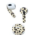 AirPods 第3世代 専用 デザインスキンシール airpods 3 用 エアポッド 3 用 第三世代(2021)対応 2枚入り 各2枚セット イヤホン カバー デコレーション アクセサリー デコシール 011081 ペイズリー 青