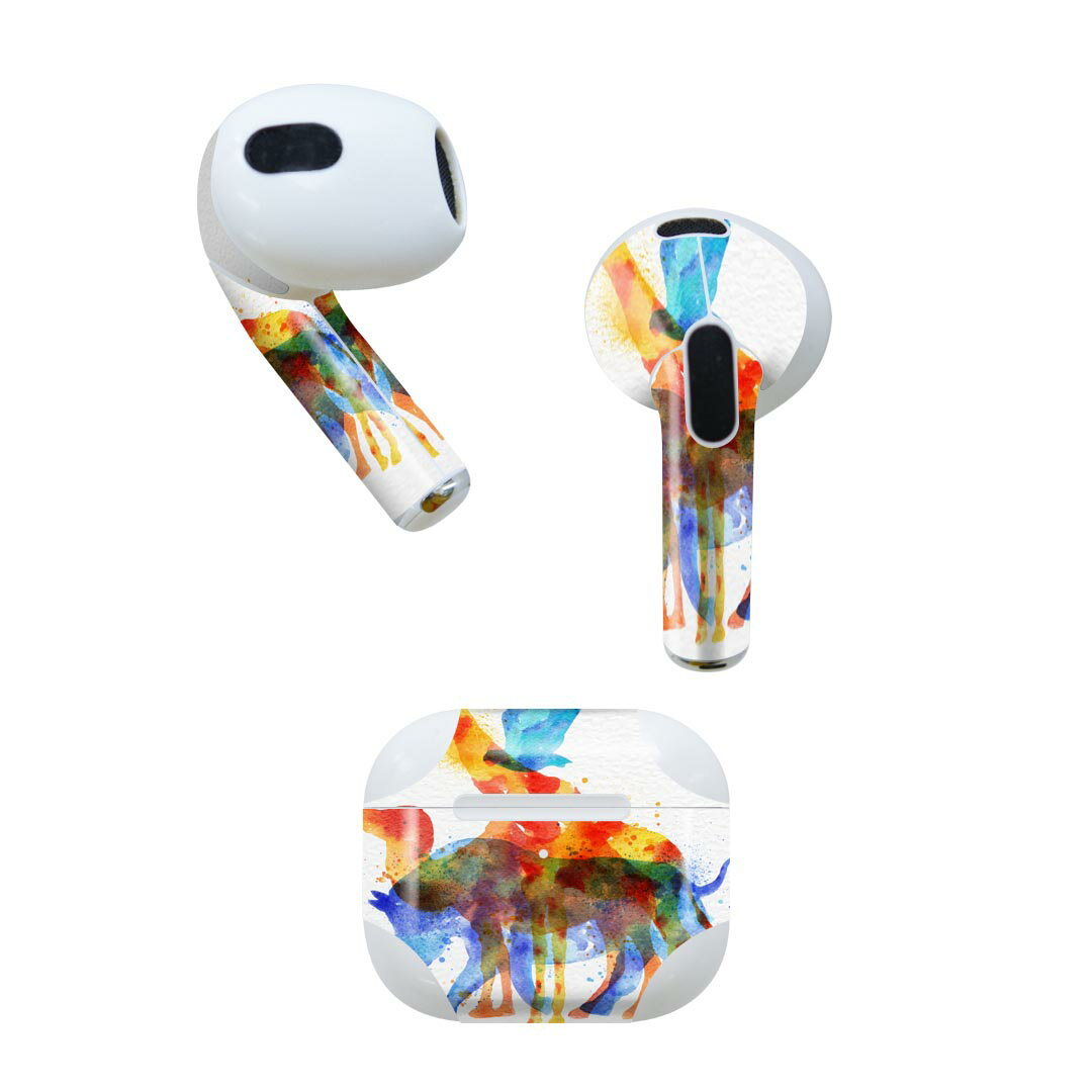 AirPods 第3世代 専用 デザインスキンシール airpods 3 用 エアポッド 3 用 第三世...