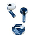 AirPods 第3世代 専用 デザインスキンシール airpods 3 用 エアポッド 3 用 第三世代(2021)対応 2枚入り 各2枚セット イヤホン カ...