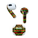 AirPods 第3世代 専用 デザインスキンシール airpods 3 用 エアポッド 3 用 第三世代(2021)対応 2枚入り 各2枚セット イヤホン カ...