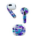 AirPods 第3世代 専用 デザインスキンシール airpods 3 用 エアポッド 3 用 第三世代(2021)対応 2枚入り 各2枚セット イヤホン カ...
