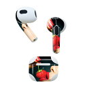 AirPods 第3世代 専用 デザインスキンシール airpods 3 用 エアポッド 3 用 第三世代(2021)対応 2枚入り 各2枚セット イヤホン カバー デコレーション アクセサリー デコシール 011897 女性 苺