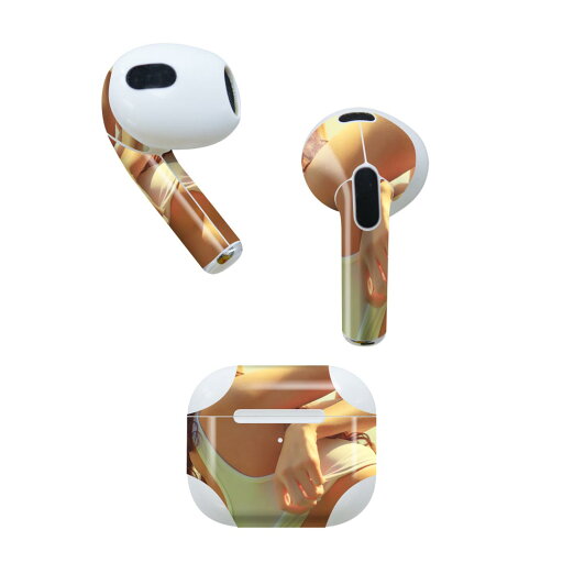 AirPods 第3世代 専用 デザインスキンシール airpods 3 用 エアポッド 3 用 第三世代(2021)対応 2枚入り 各2枚セット イヤホン カバー デコレーション アクセサリー デコシール 011899 女性 写真 AirPods 第3世代 専用 デザインスキンシール airpods 3 用 エアポッド 3 用 第三世代(2021)対応 2枚入り 各2枚セット イヤホン カバー デコレーション アクセサリー デコシール 011899 女性 写真